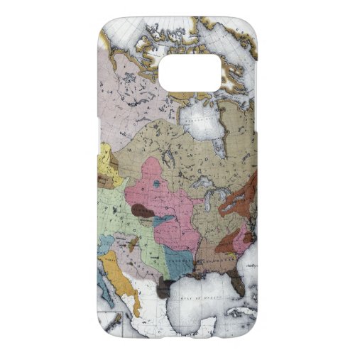 MAP AMERICAN INDIANS 3 SAMSUNG GALAXY S7 CASE