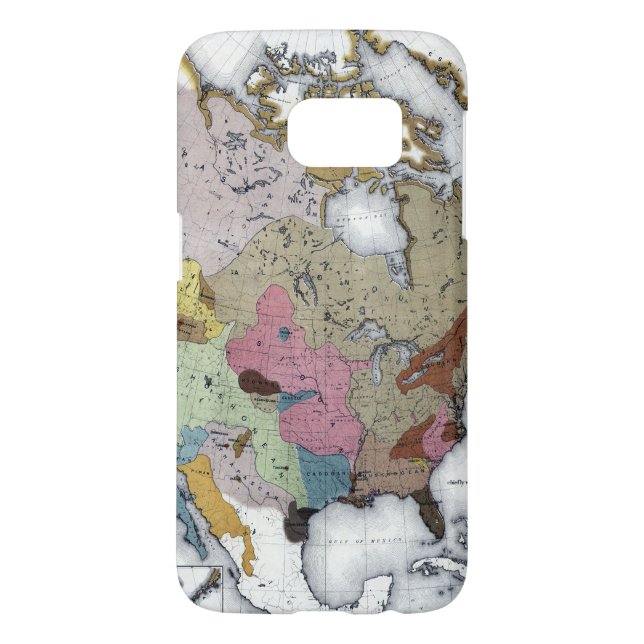 MAP: AMERICAN INDIANS 3 Case-Mate SAMSUNG GALAXY CASE (Back)
