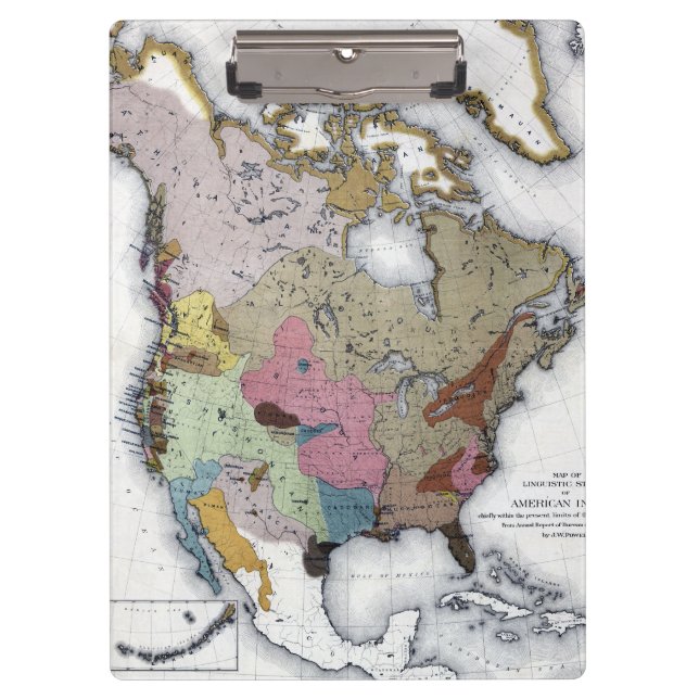 MAP: AMERICAN INDIANS 3 CLIPBOARD (Front)