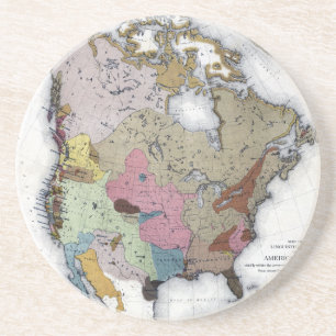 MAP: AMERICAN INDIANS 3 COASTER