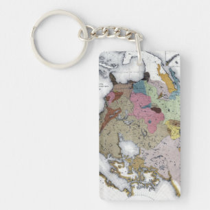 MAP: AMERICAN INDIANS 3 KEYCHAIN