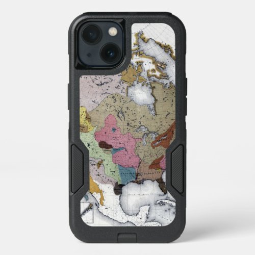 MAP AMERICAN INDIANS 3 iPhone 13 CASE