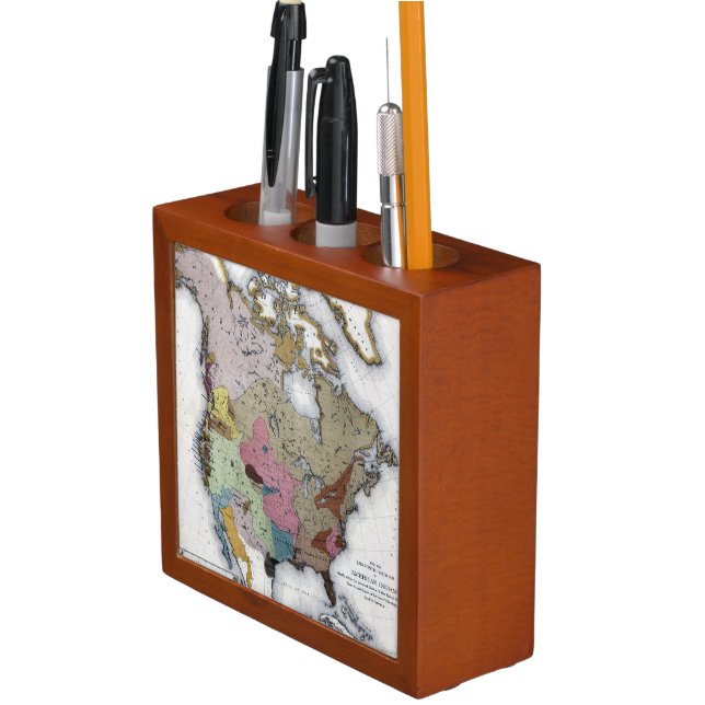 MAP: AMERICAN INDIANS 3 PENCIL HOLDER (In Situ)
