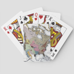 MAP: AMERICAN INDIANS 3 POKER CARDS