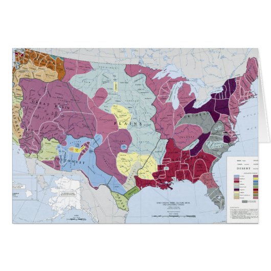 MAP: AMERICAN INDIANS CARDS (Front Horizontal)