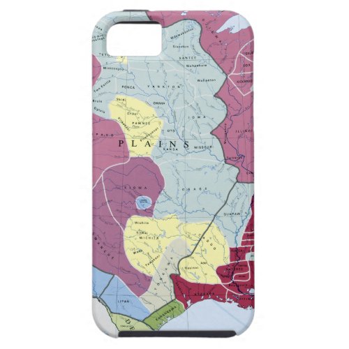 MAP AMERICAN INDIANS iPhone SE55s CASE