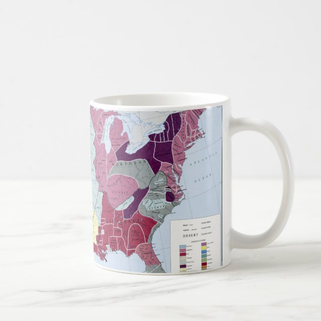MAP: AMERICAN INDIANS COFFEE MUG (Right)