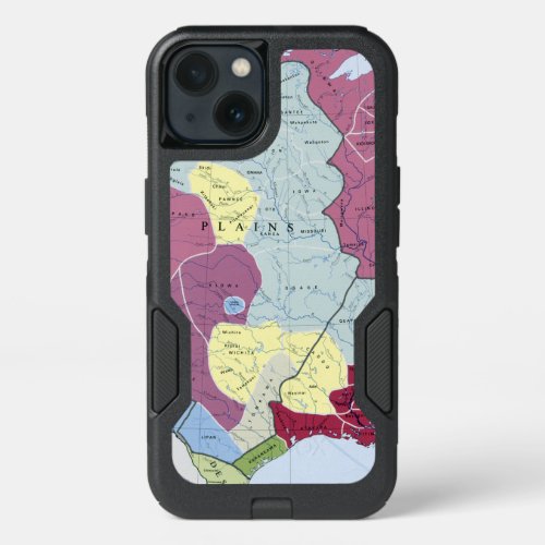 MAP AMERICAN INDIANS iPhone 13 CASE