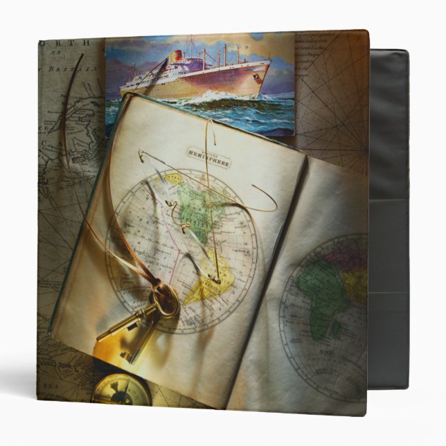 Map And Compass Binder (Front/Inside)