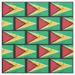 Map and Flag of GUYANA Fabric