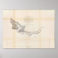 Map and Profile of Canada de las Uvas