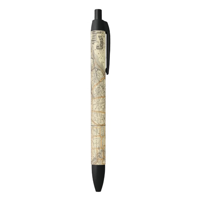 Map Atlantic Coast Line Pen (Bottom (Vertical))