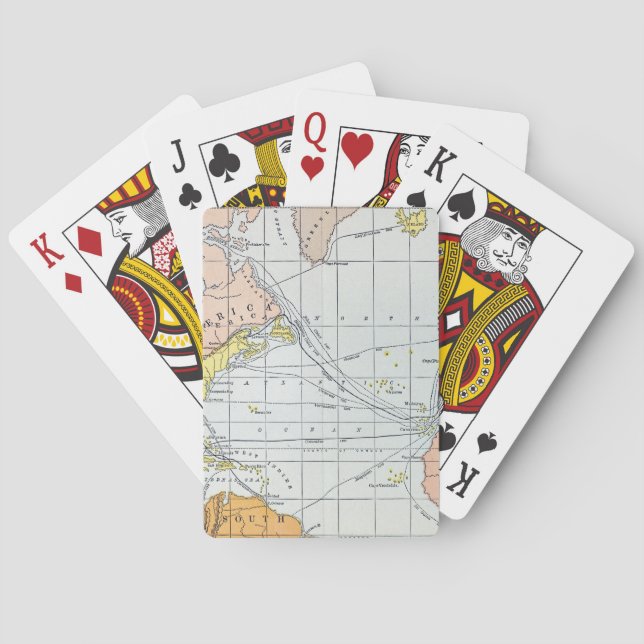 MAP: ATLANTIC VOYAGES POKER CARDS (Back)