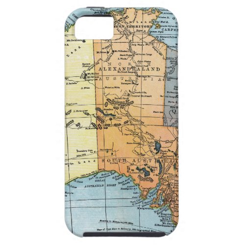MAP AUSTRALIA c1890 iPhone SE55s Case