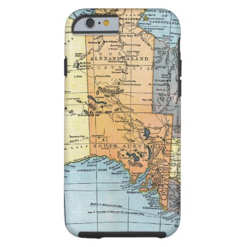 MAP AUSTRALIA c1890 Tough iPhone 6 Case