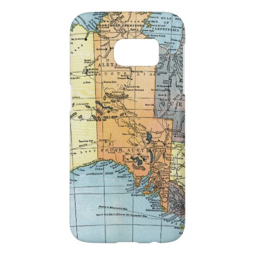 MAP AUSTRALIA c1890 Samsung Galaxy S7 Case