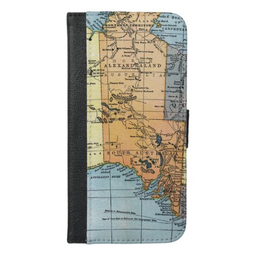 MAP AUSTRALIA c1890 iPhone 66s Plus Wallet Case