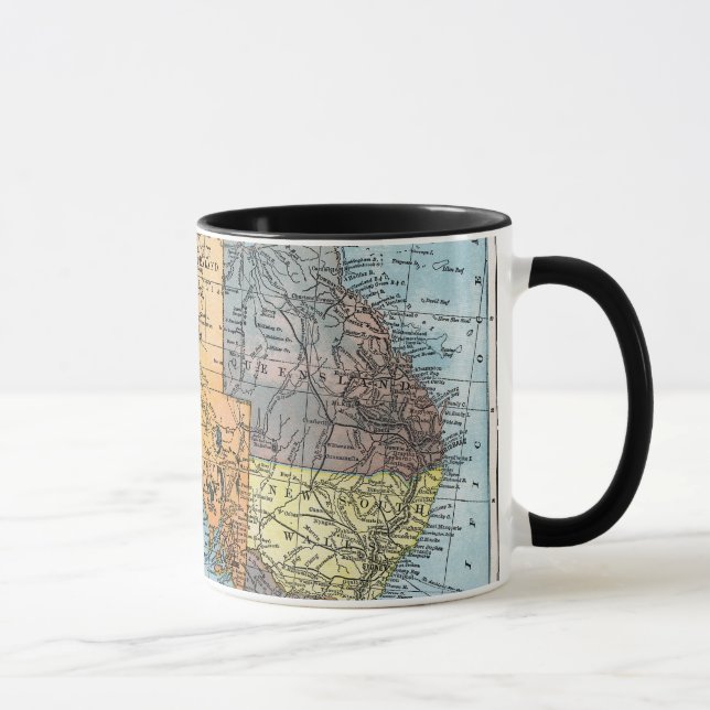 MAP: AUSTRALIA, c1890 Mug (Right)