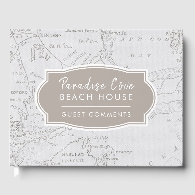 Map Beach House Vacation Rental Comments Guest Book (Front)