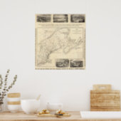 Map Boston and Maine Railroad Poster | Zazzle