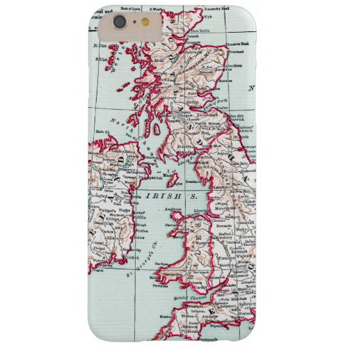 MAP BRITISH ISLES c1890 Barely There iPhone 6 Plus Case