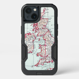 MAP: BRITISH ISLES, c1890 iPhone 13 Case