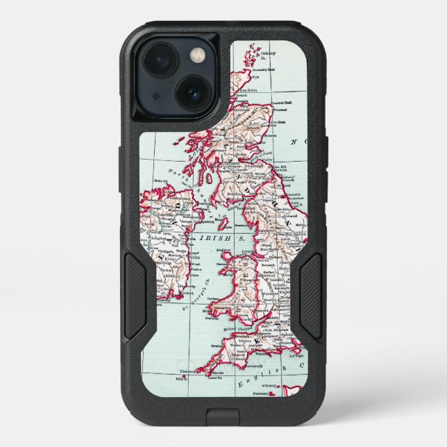 MAP: BRITISH ISLES, c1890 Otterbox iPhone Case (Back)