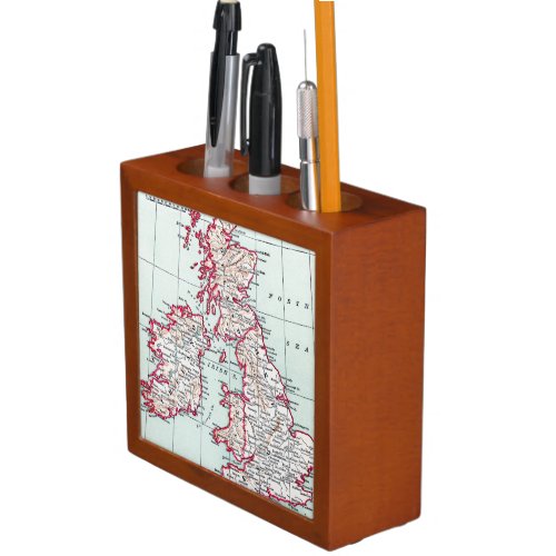 MAP BRITISH ISLES c1890 Pencil Holder