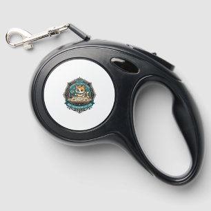 Map Cartography Cat Funny Cat Lover Design - Map C Retractable Pet Leash