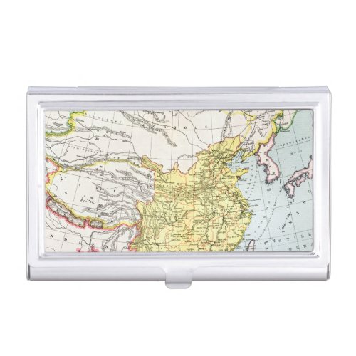MAP CHINA 1910 CASE FOR BUSINESS CARDS