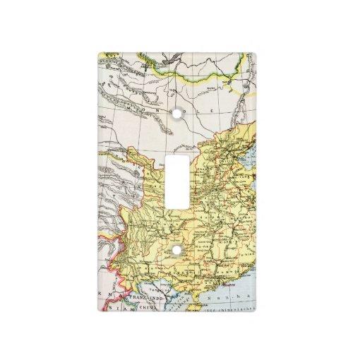MAP CHINA 1910 LIGHT SWITCH COVER