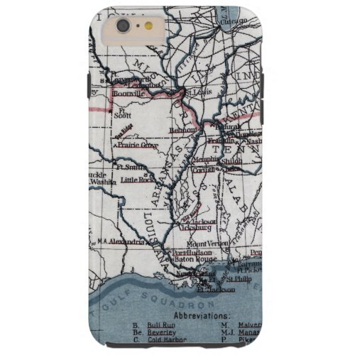 MAP CIVIL WAR 1861 TOUGH iPhone 6 PLUS CASE