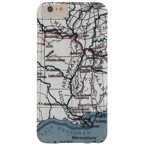 MAP CIVIL WAR 1861 BARELY THERE iPhone 6 PLUS CASE