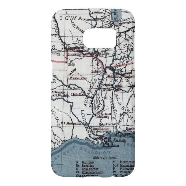 MAP: CIVIL WAR, 1861 Case-Mate SAMSUNG GALAXY CASE (Back)