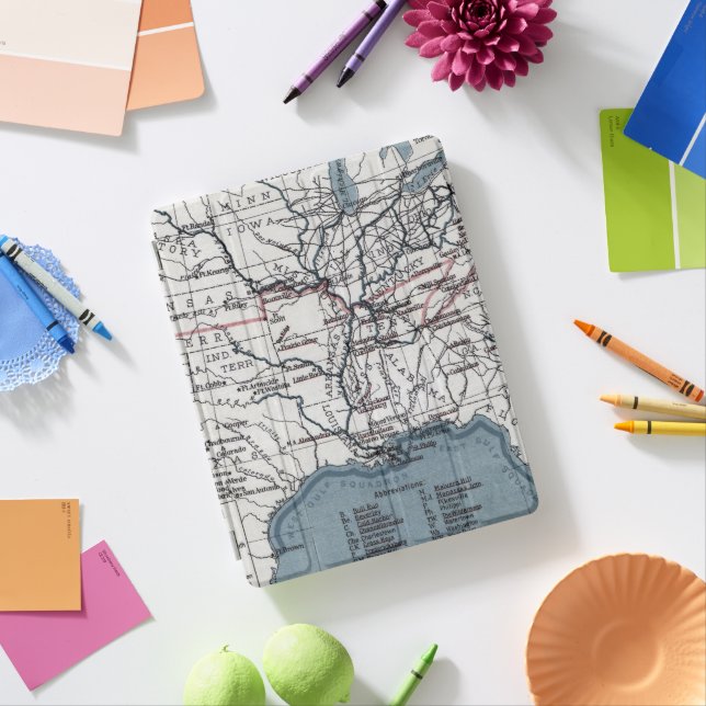 MAP: CIVIL WAR, 1861 iPad SMART COVER (In Situ)