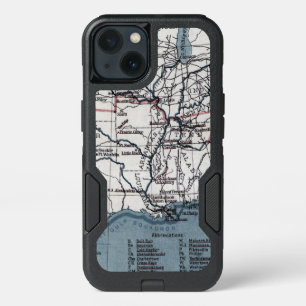 MAP: CIVIL WAR, 1861 iPhone 13 CASE