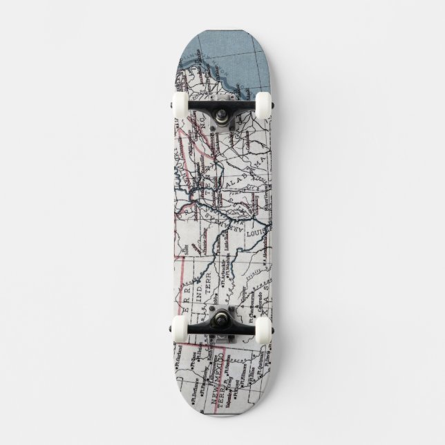 MAP: CIVIL WAR, 1861 SKATEBOARD (Front)