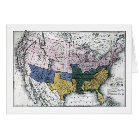 MAP: CIVIL WAR, 1864 CARDS (Front Horizontal)