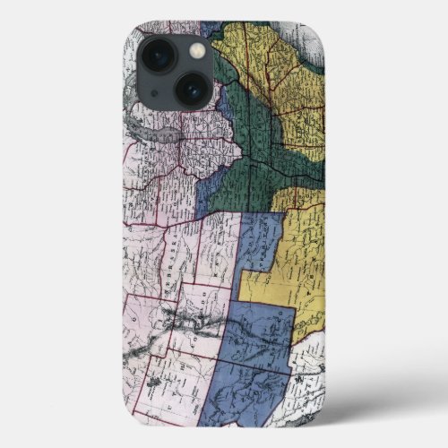 MAP CIVIL WAR 1864 iPhone 13 CASE