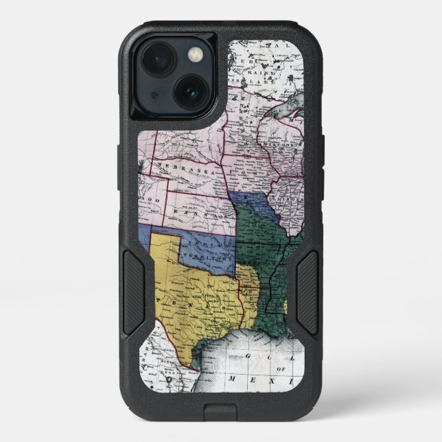 MAP: CIVIL WAR, 1864 OTTERBOX iPhone CASE (Back)