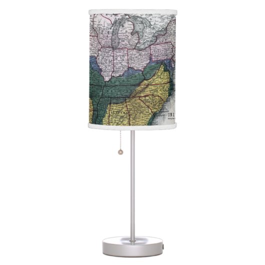 MAP: CIVIL WAR, 1864 TABLE LAMP (Right)