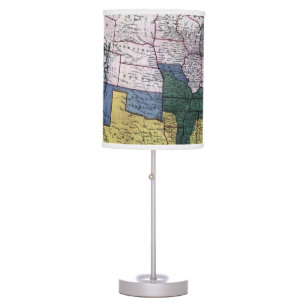 MAP: CIVIL WAR, 1864 TABLE LAMP