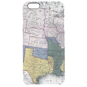 MAP: CIVIL WAR, 1864 CLEAR iPhone 6 PLUS CASE