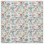 Map Cotton Fabric Kids Play