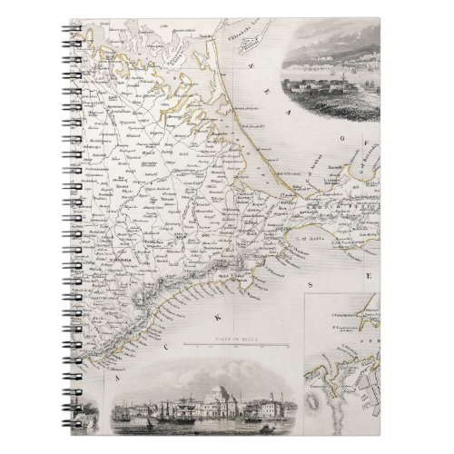 MAP CRIMEA c1855 Notebook