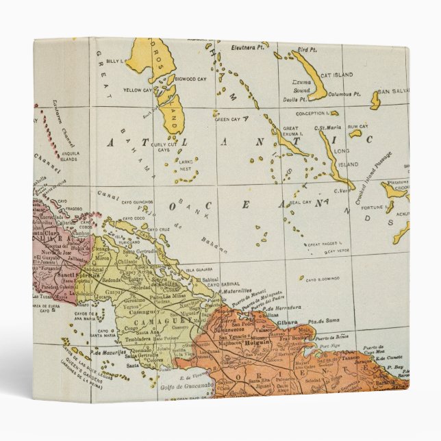 MAP: CUBA, 1900 BINDER (Front/Spine)