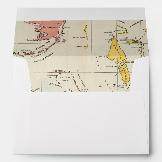 MAP: CUBA, 1900 ENVELOPE (Back (Bottom))