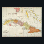 MAP: CUBA, 1900 POSTER<br><div class="desc">Map of Cuba printed in the United States, c1900.</div>