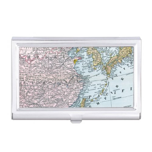MAP EAST ASIA 1907 BUSINESS CARD HOLDER