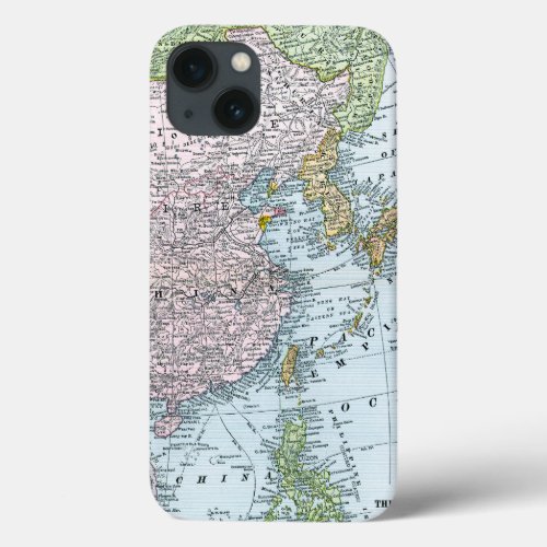 MAP EAST ASIA 1907 iPhone 13 CASE